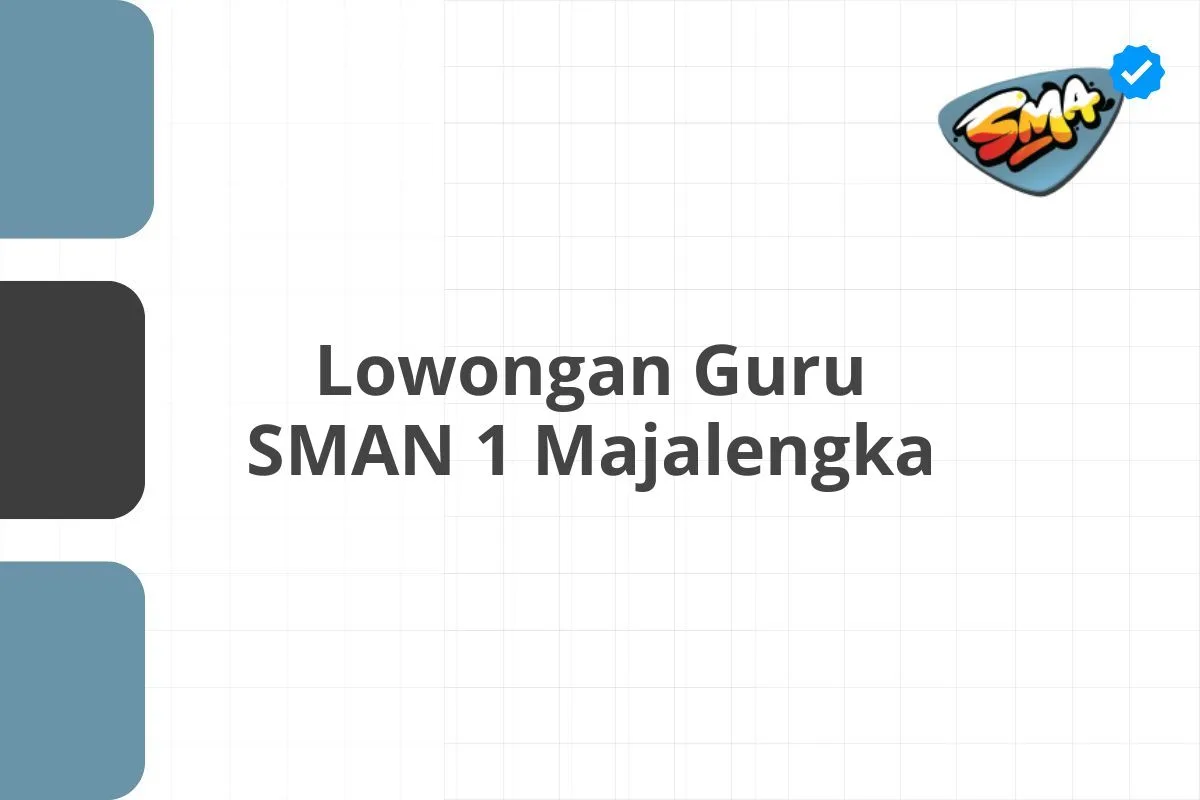 Lowongan Guru SMAN 1 Majalengka