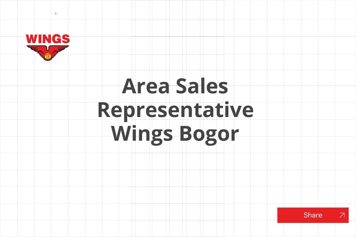Area Sales Representative Wings Bogor