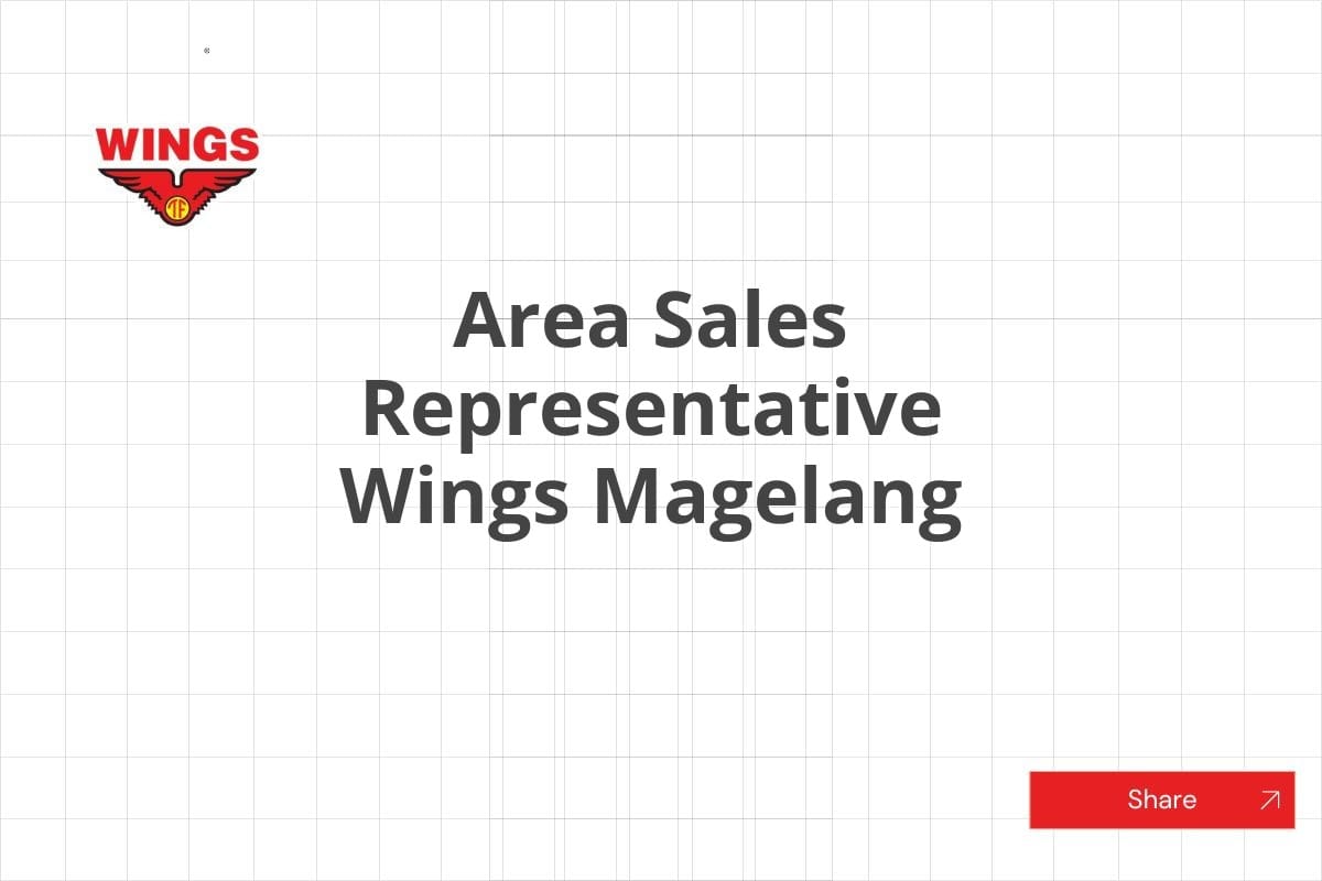Area Sales Representative Wings Magelang