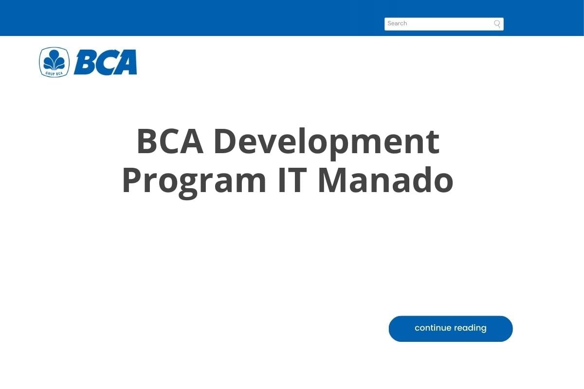 BCA Development Program IT Manado