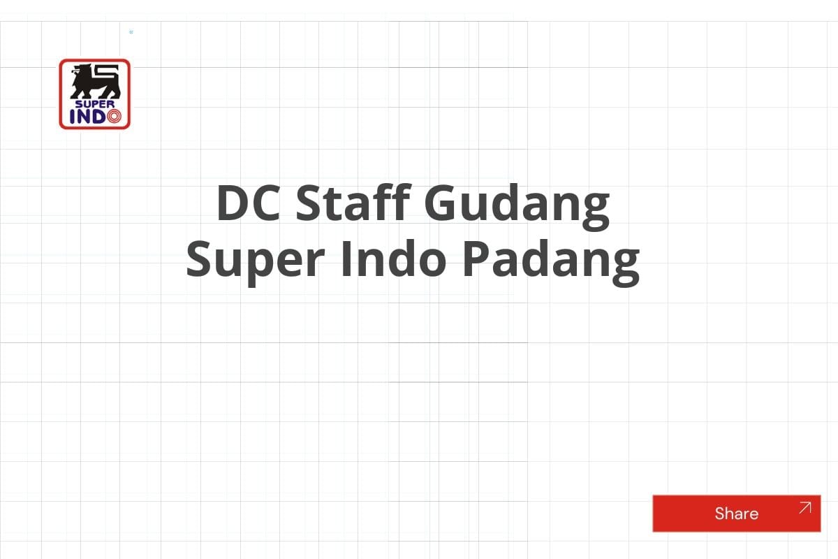 DC Staff Gudang Super Indo Padang