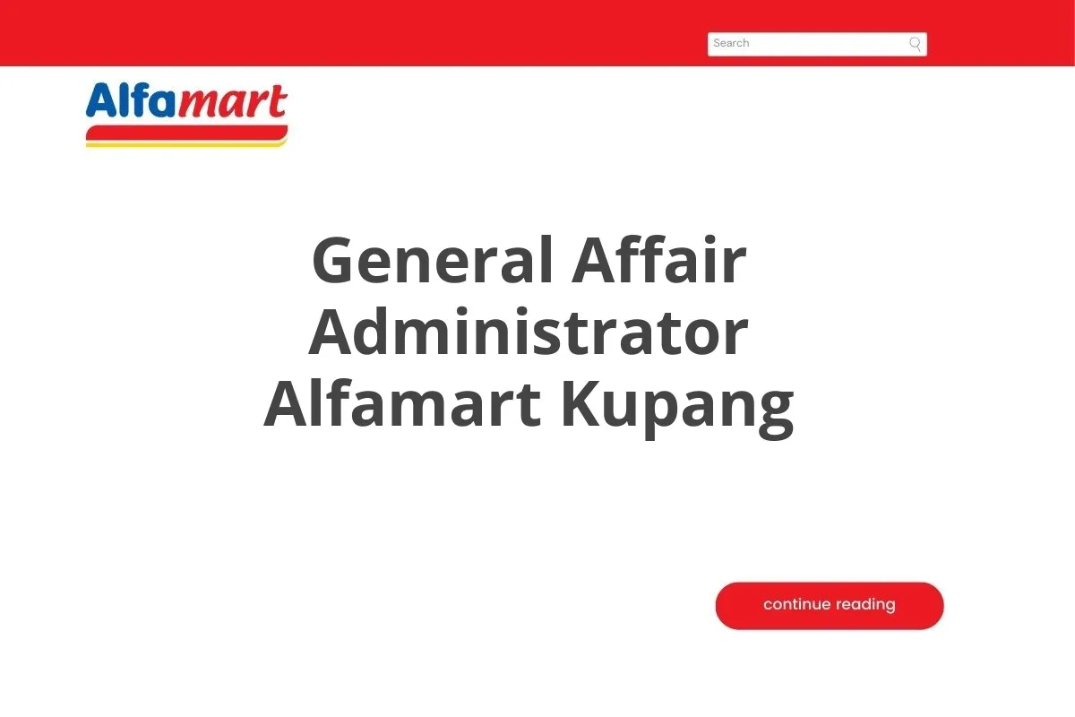 General Affair Administrator Alfamart Kupang