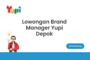 Lowongan Brand Manager Yupi Depok